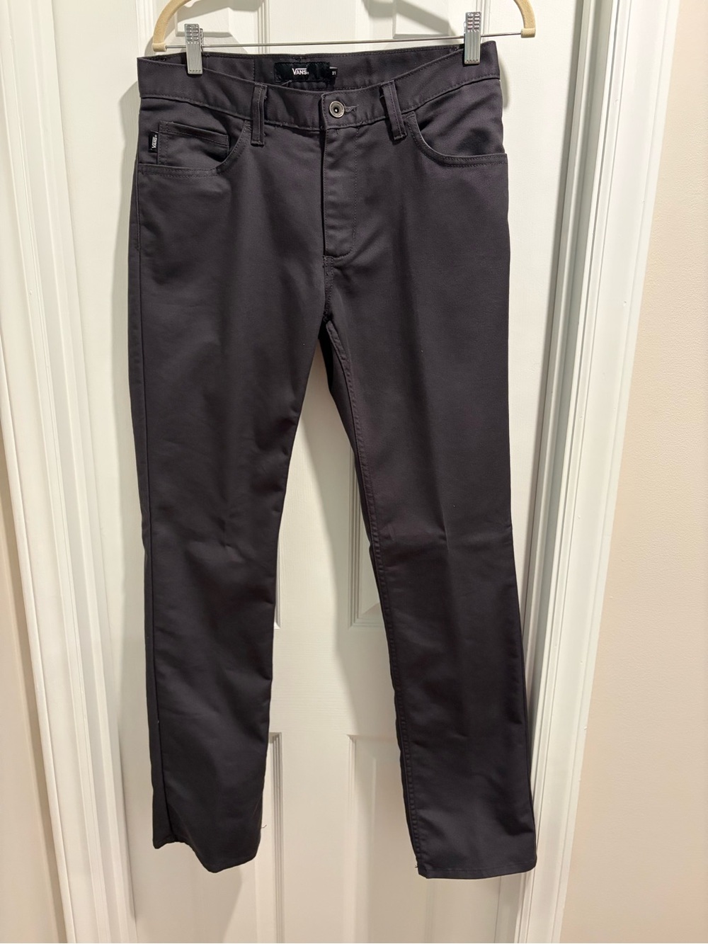 Vans Slim Straight Jeans in Charcoal Gray
